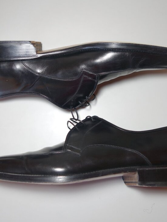 Salvatore Ferragamo Lavorazione Originale Leather Shoe Made In Italy, Size 11 D main image 9